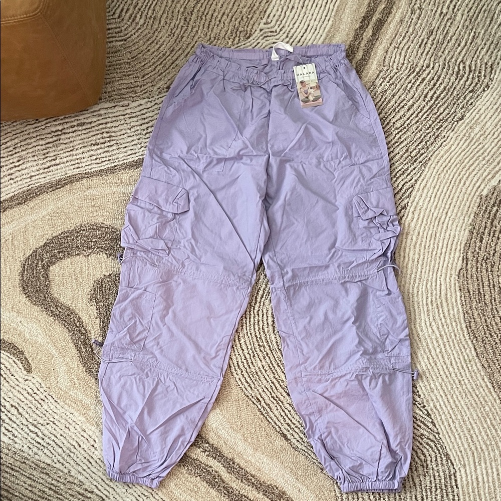 Halara Lavender Cargo Pants